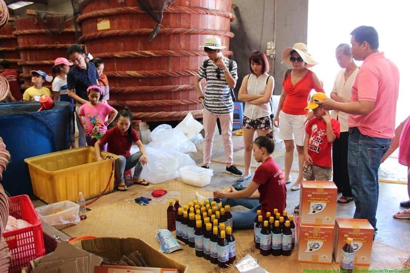 Phu Quoc fish sauce factory