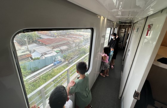 enjoy the view through train window